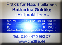 Katharina Gnidtke - Heilpraktikerin